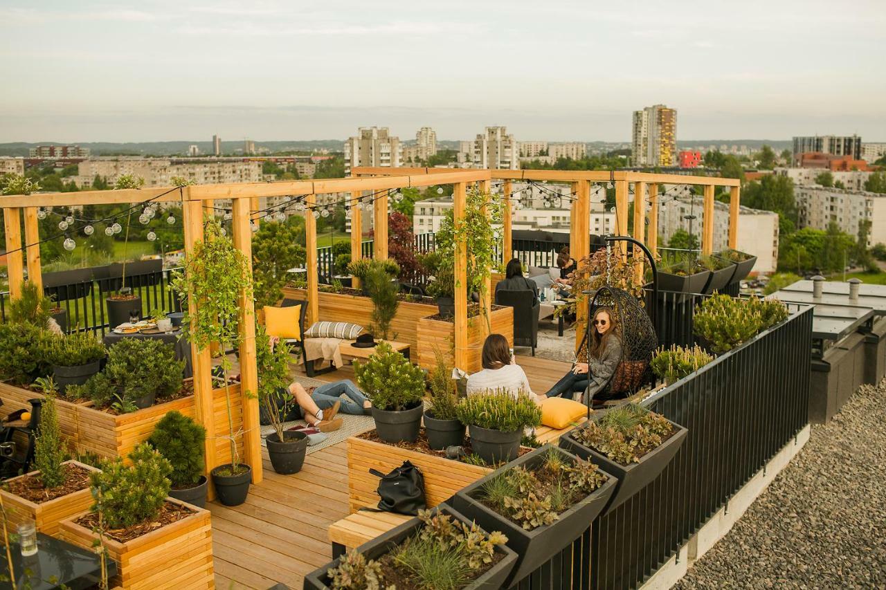 Apartments Vilnius 1 Near Center With A Roof Terrace And Parking Buitenkant foto